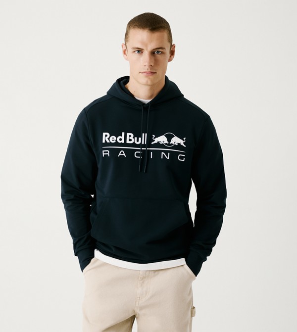 Logo Printed Long Sleeves Hoodie