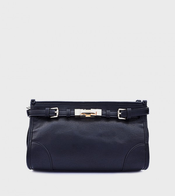 Textured Soft Leather Crossbody Bag