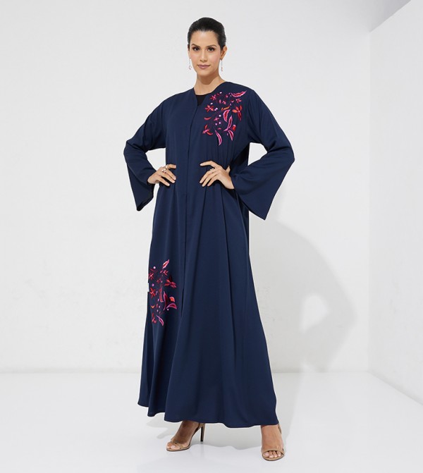 Embroidered Long Sleeves Abaya
