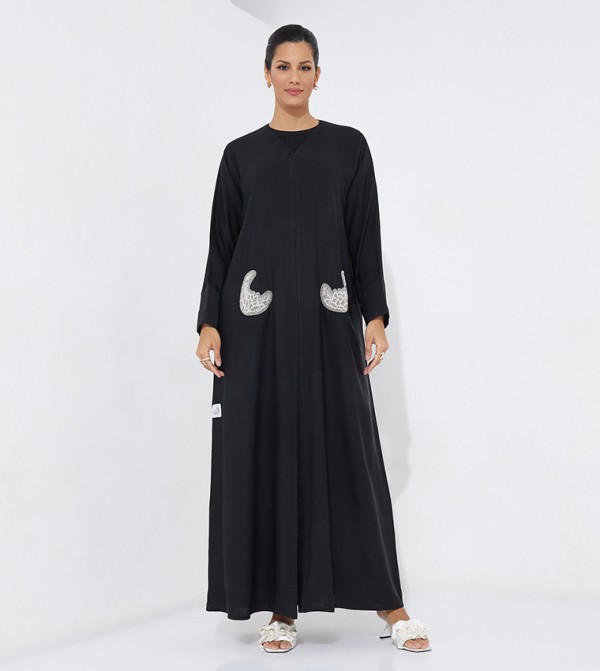 Embellished Long Sleeves Abaya