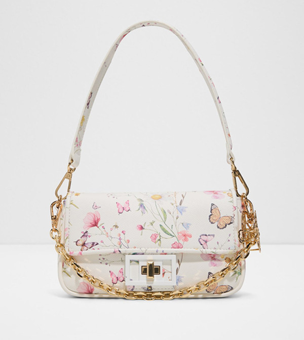 ROSINA Printed Twist Lock Shoulder Bag
