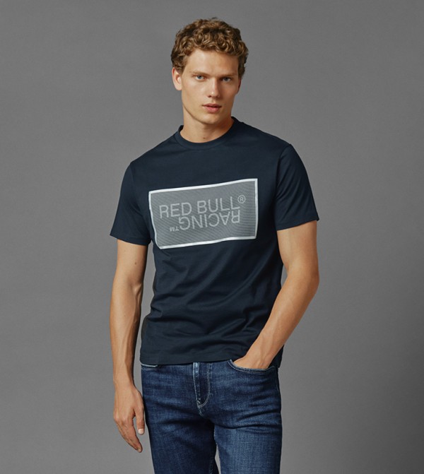 Red Bull Racing Mesh Film Logo T-Shirt