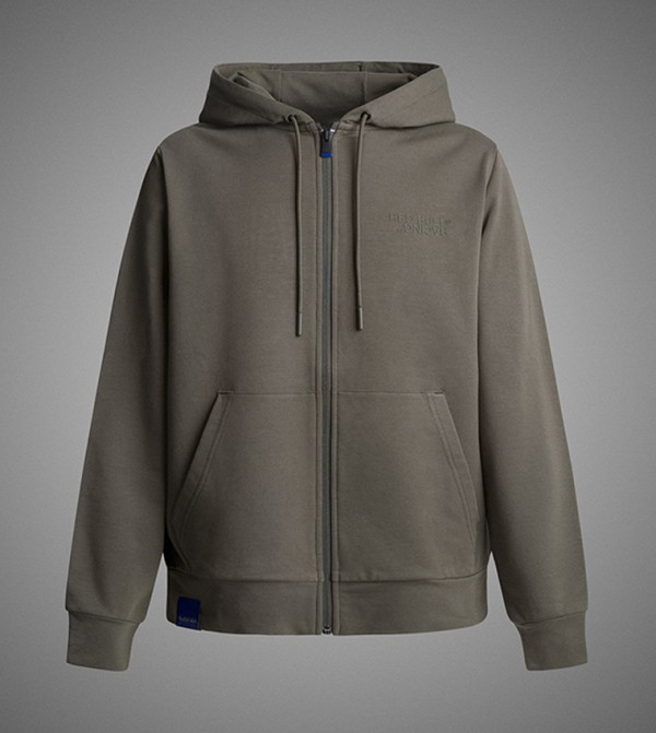 RBR Back Embossed Hooded Jacket