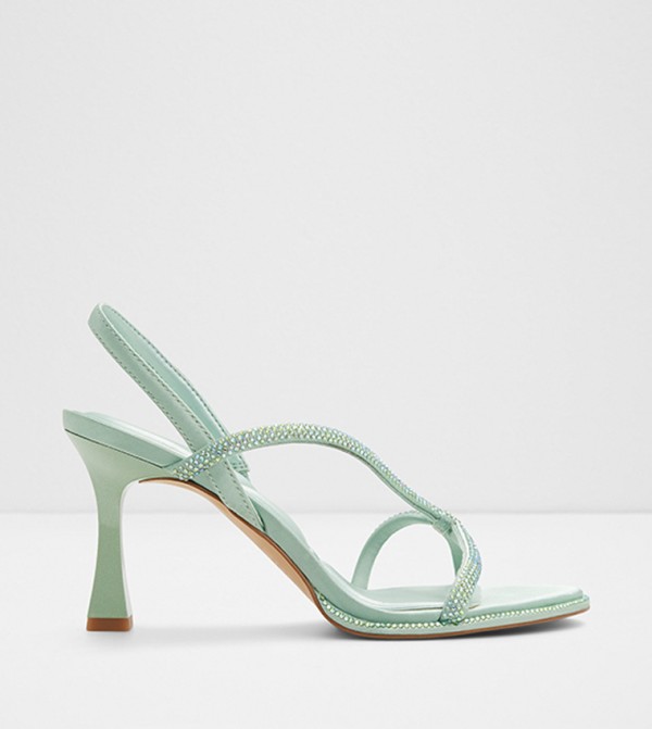 Buy Aldo RUBA Embellished Slingback Heel Sandals In Green