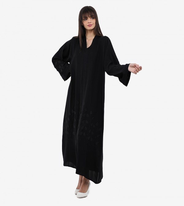 Embellished Long Sleeve Abaya