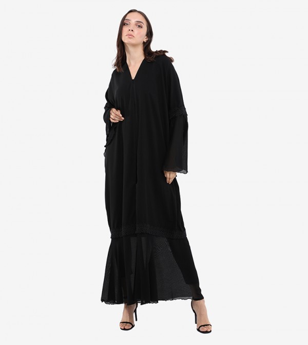 Embellished Long Sleeve Abaya