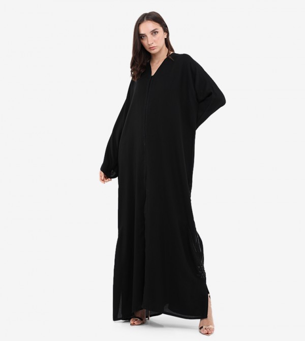 Embellished Long Sleeve Abaya