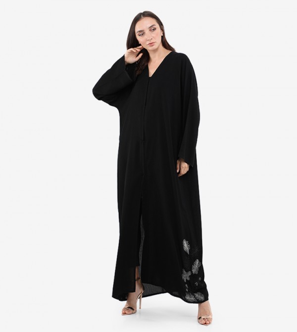Embellished Long Sleeve Abaya
