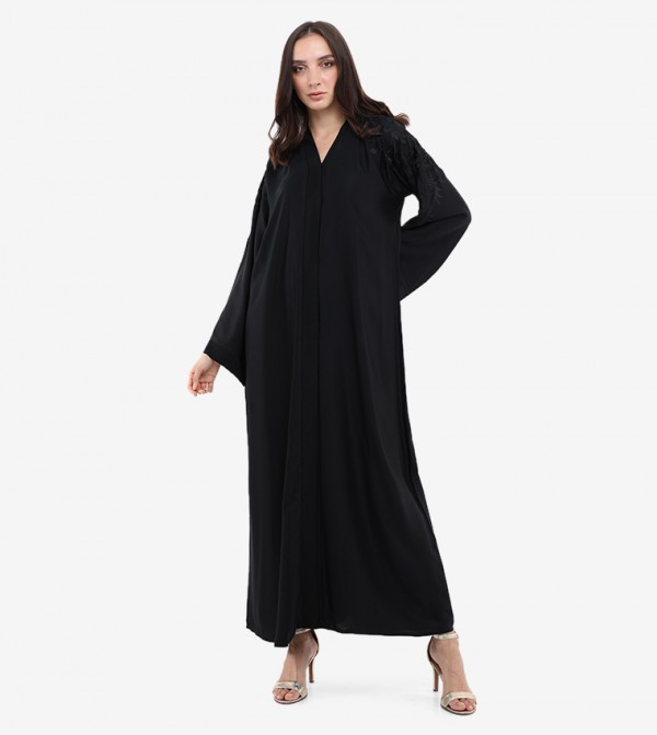 Abaya-Black/Embroidary