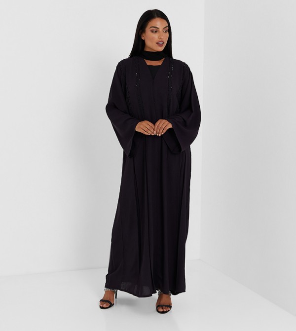 Embellished Long Sleeve Abaya
