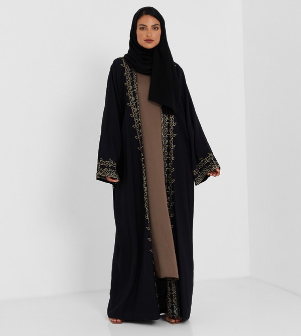 Embellished Long Sleeve Abaya
