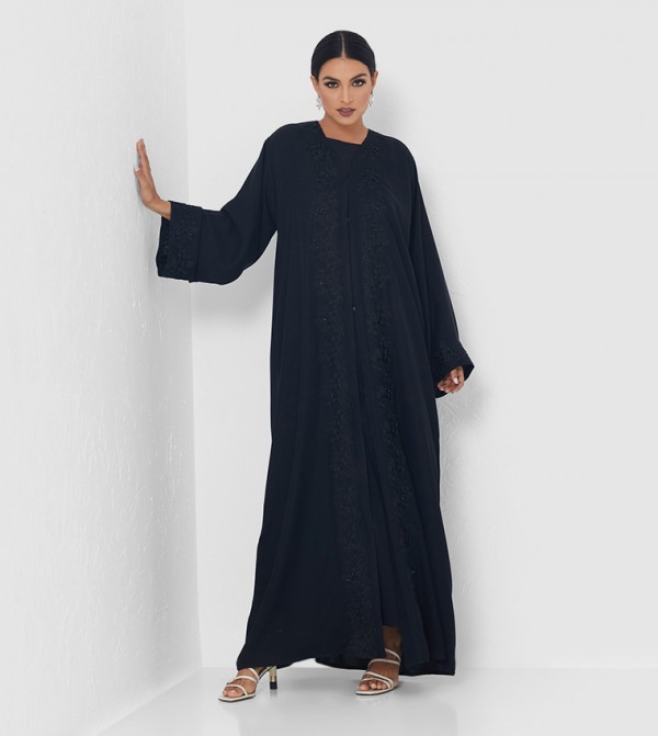 Embroidered Long Sleeves Abaya 