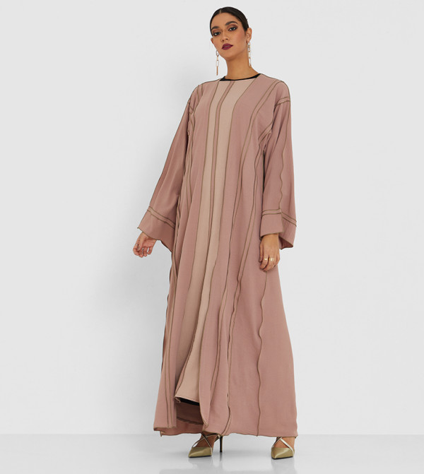 Seam Detail Long Sleeves Abaya