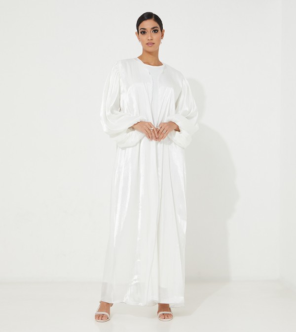 Shimmered Lantern Sleeve Abaya