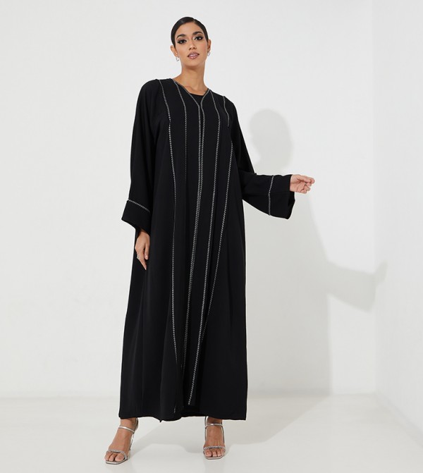 Embroidered Casual Abaya