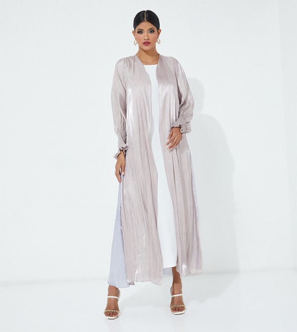 Long Sleeves Causal Open Abaya