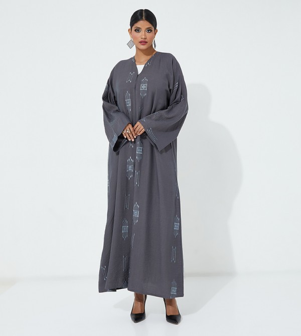 Embroidered Long Sleeves Abaya