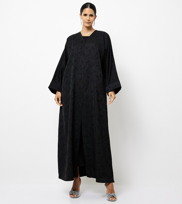 Embroidered Long Sleeves Abaya