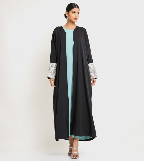Embroidered Long Sleeves Abaya
