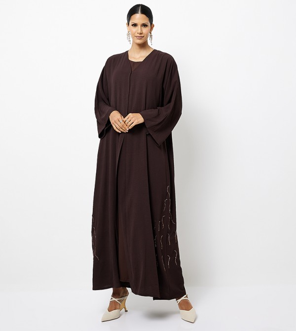Embellished Long Sleeves Abaya