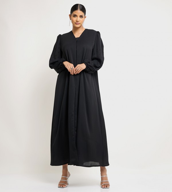 Embellished Long Sleeves Abaya
