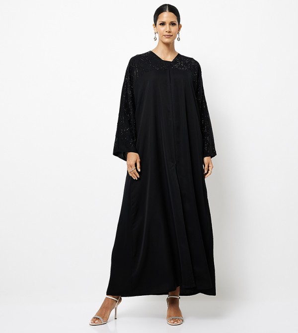 Embellished Long Sleeves Abaya