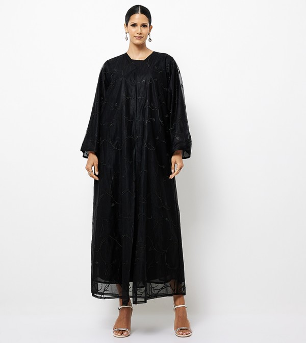 Embellished Long Sleeves Abaya