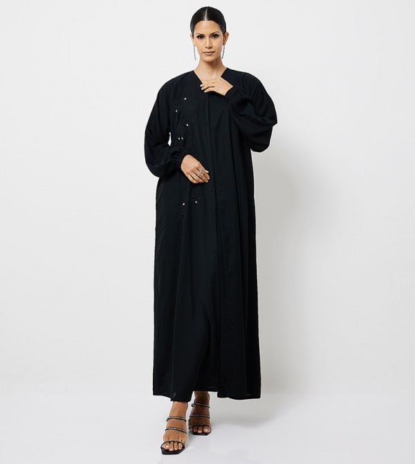 Embellished Long Sleeves Abaya