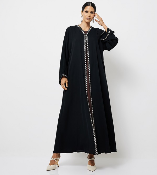 Embroidered Long Sleeves Abaya