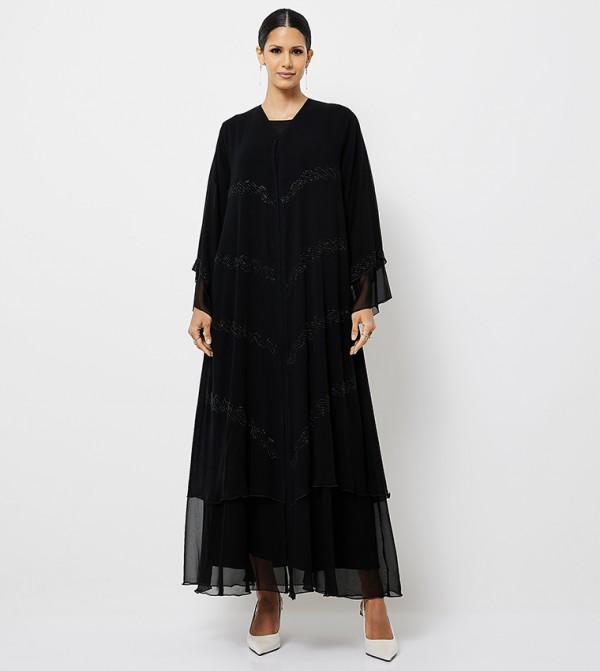 Embellished Long Sleeves Abaya