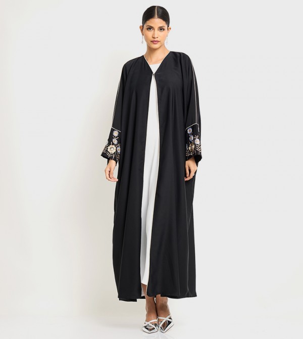 Embroidered Long Sleeves Abaya