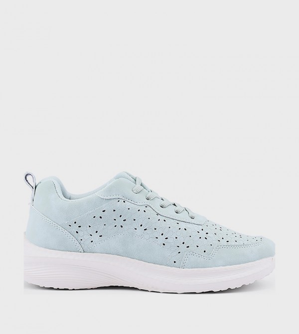 Cut-Out Lace Up Casual Shoes