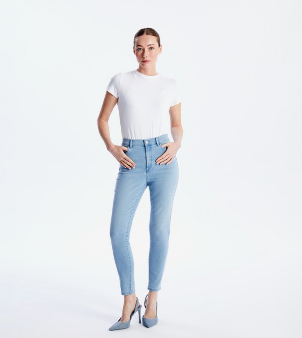 High Waist Slim Fit Jeans