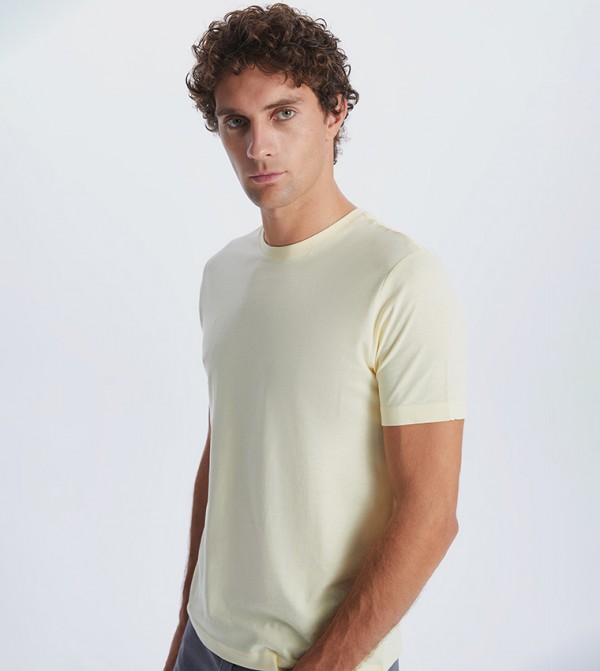Solid Short Sleeves Casual T-Shirt