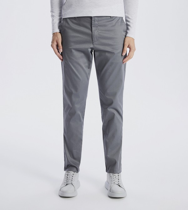 Mid Rise Slim Fit Chino Trousers