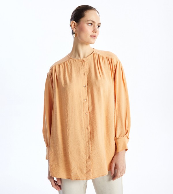 Long Sleeves Oversized Shirt Tunic