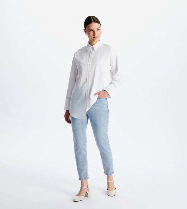High Waist Slim Fit Jeans