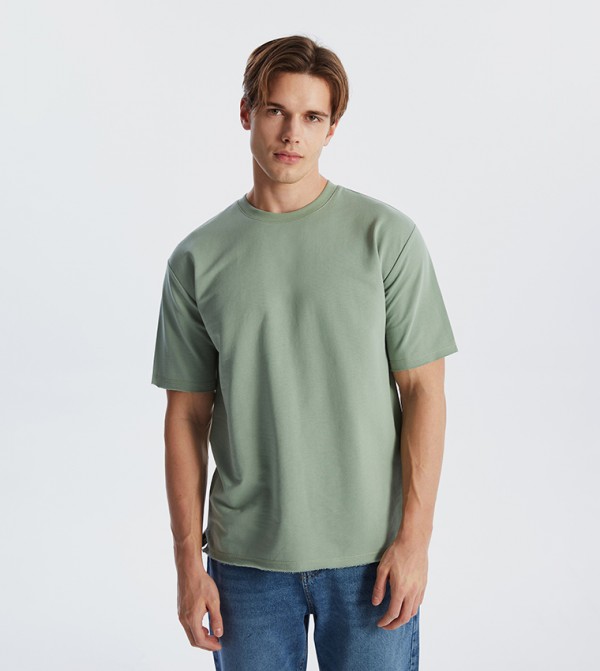 Solid Short Sleeves Casual T-Shirt