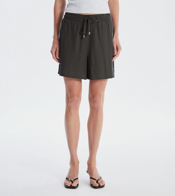 Solid Regular Fit Shorts