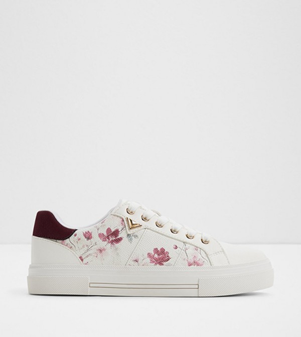 SADDIE Printed Lace-Up Sneakers