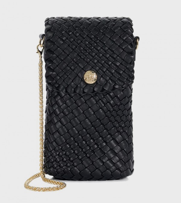 SAFF Braided Crossbody Phone Pouch