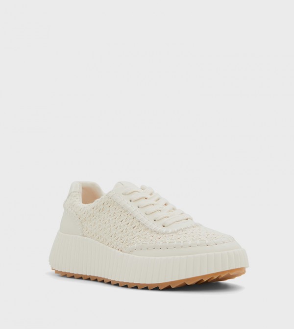 SALLYY Crochet Lace Up Sneakers