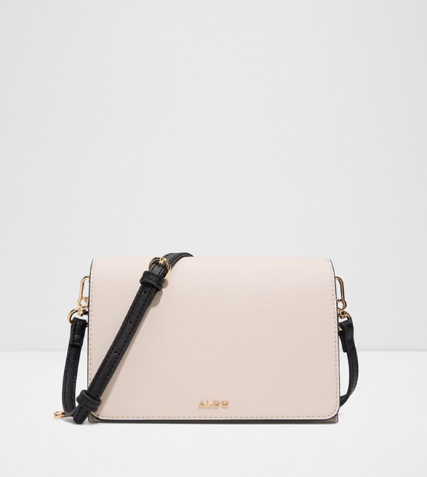 SAQUI Textured Flap Crossbody Bag