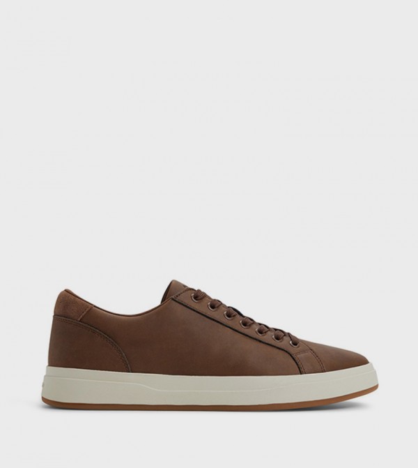 SCOTTIEE Textured Low-Top Sneakers