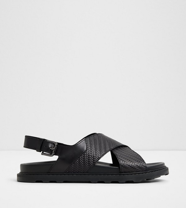 SILVO Textured Slingback Comfort Sandals