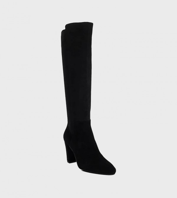 SIRENAA Almond Toe Knee High Boots