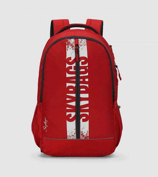 Buy SKYBAGS Herios 01 Logo Printed Zippered Backpack 30 L In Red 6thStreet UAE
