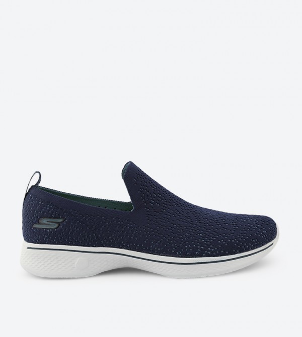 Buy Skechers Go Walk 4 Gifted Slip Ons Navy In Navy 6thStreet Bahrain