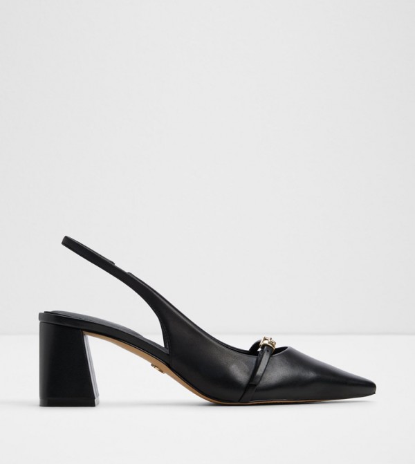 SKEPPER Textured Slingback Pumps