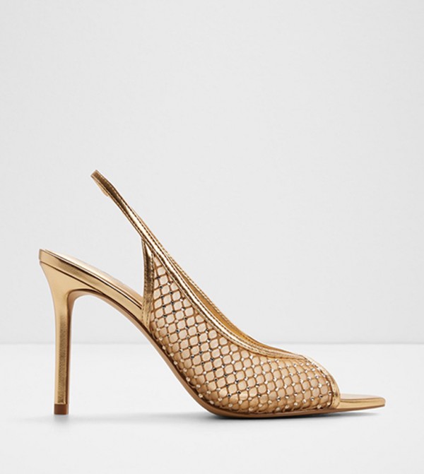 صندل بكعب وحزام خلفي 